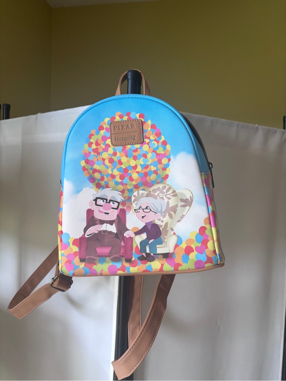 Loungefly Up Carl & Ellie Mini Backpack — Blue Multi - Picture 1 of 4
